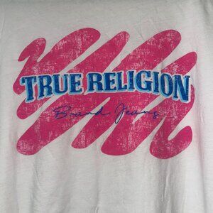 True Religion Men's Tr Paint Brush Tee T-Shirt XL